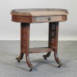 A Regency style sofa table,