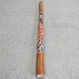 An Aboriginal painted didgeridoo,
