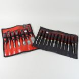 A professional chisel set,