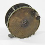 An early 20th century four inch fly fishing reel, by G.