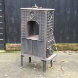 A Jutul cast iron wood burning stove,