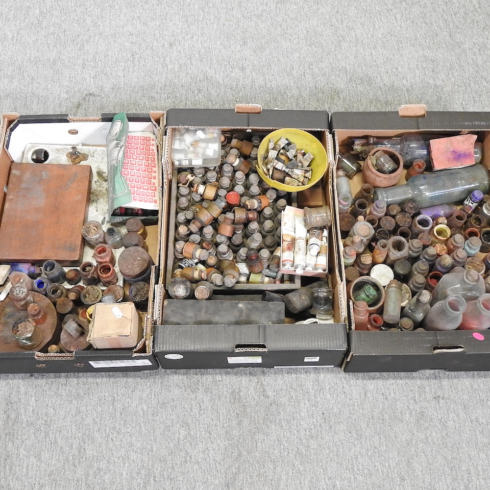 A collection of artist's materials