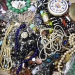 A box of costume jewellery,