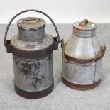 A vintage style milk churn, 49cm high,