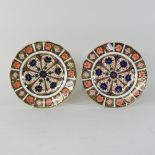 A pair of Royal Crown Derby Imari cabinet plates,
