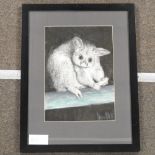 Alison Elliot, contemporary, Toshka Possum, signed and dated '97, illustration in pen,