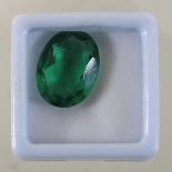 A 9 carat unmounted emerald,