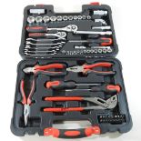 A 65 piece home tool kit,