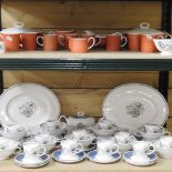 A Susie Cooper Glen Mist part dinner and coffee service,