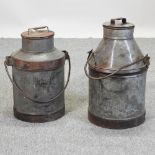 A vintage style milk churn, 47cm high,