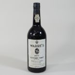 A bottle of Warre's 1977 vintage port