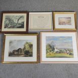 A collection of prints, to include Munnings, Gypsy Tales,
