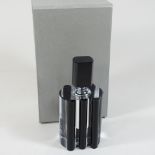 An Art Deco style glass scent bottle, 15cm high,