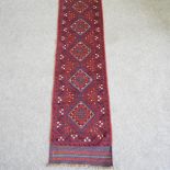 A Turkish woollen runner,