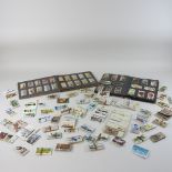 A collection of cigarette cards,