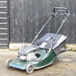 A Hayter Harrier 56 self-propelled petrol lawn mower