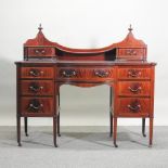 An Edwardian mahogany and inlaid side table, by Maple & Co,