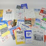 A collection of approximately thirty football programmes, mainly late 1950's,