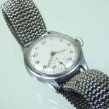 A World War II Lemania Bravingtons military wristwatch,