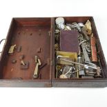 A collection of watchmaker's and other tools,