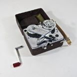 A mid 20th century vintage miniature Mikky Phone record player,