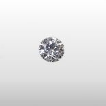 An unmounted diamond, approximately 0.