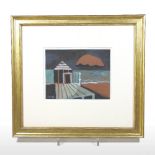 Mary Fedden *ARR, OBE, RA, RWA, (1915-2012), beach scene, signed and dated 1980,