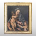 Italian School, (19th century), the Madonna and child, oil on canvas,