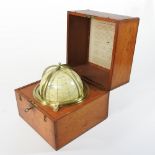 A rare late 19th century Cary ship's navigator's celestial globe,