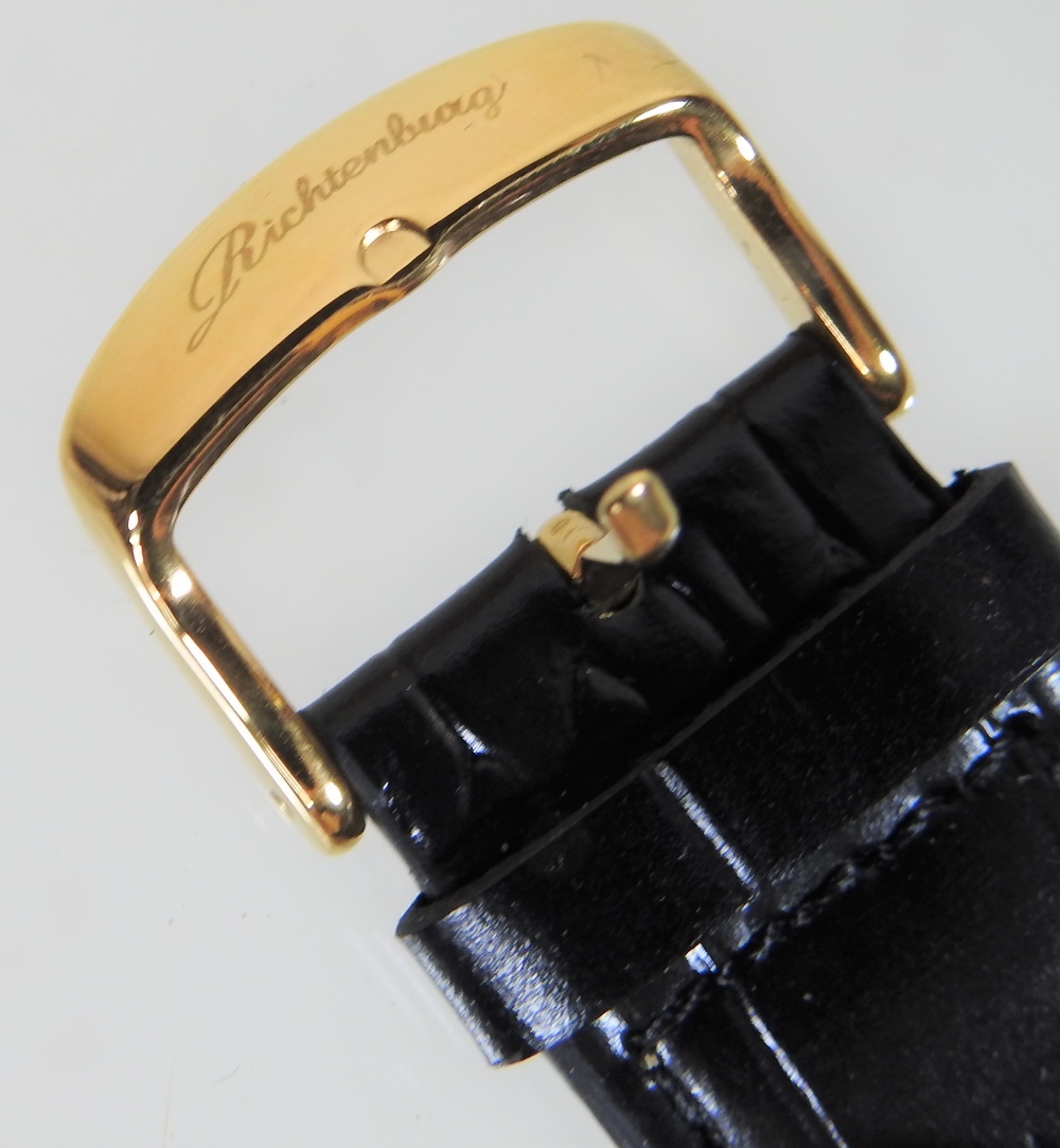 A Richtenburg gentleman's steel cased wristwatch, the signed dial on a leather strap, - Image 8 of 11