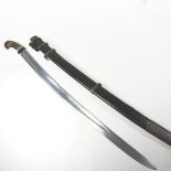 A World War II era Russian Cossack Shashka sabre,