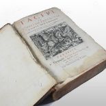 C Cornelii, Taciti et C Velleii Patercvli, Scripta Qvae Exstant, Parisiis, 1608, leather bound,
