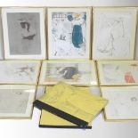 Henri de Toulouse-Lautrec, (1864-1901), Elles, eight limited edition lithographs,