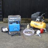 A Wolf air compressor, 24 litre,