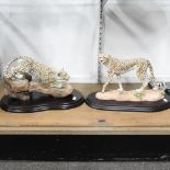 A Country Artist's model of a leopard,