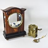 A bracket clock case, 47cm high,