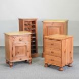 A pine cabinet, 54cm,