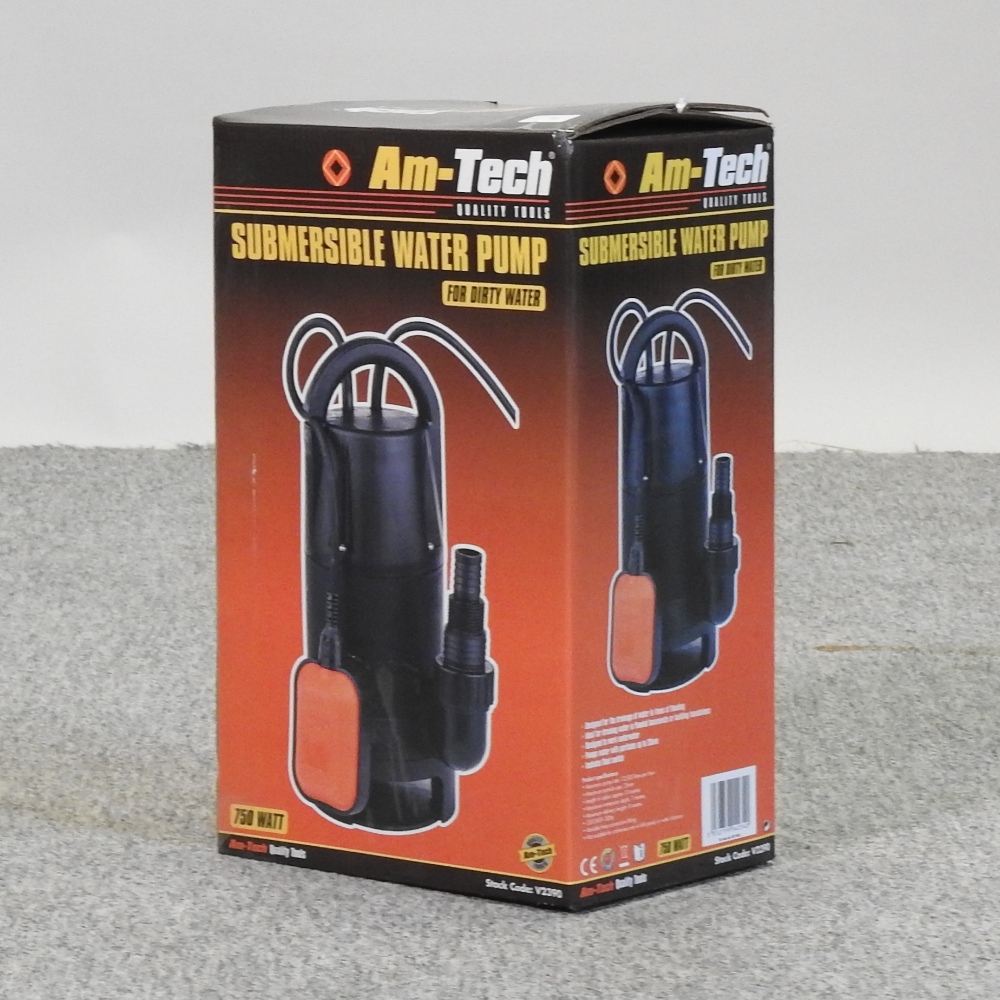 An Am-Tech submersible water pump,