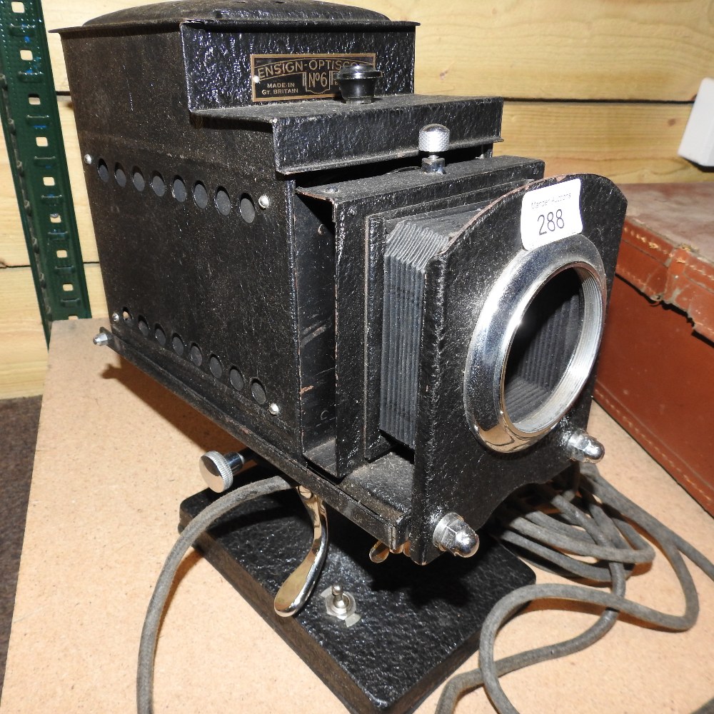 A large early 20th century magic lantern, cased, - Image 12 of 17