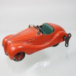A Schuco Akustico 2002 vintage wind-up toy car,