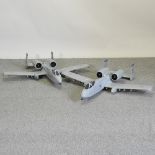 A replica model remote control plane, Top Gun A10 Thunderbolt Tankbuster,