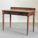A Victorian mahogany side table,