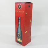 A bottle of Remy Martin VSOP champagne cognac,