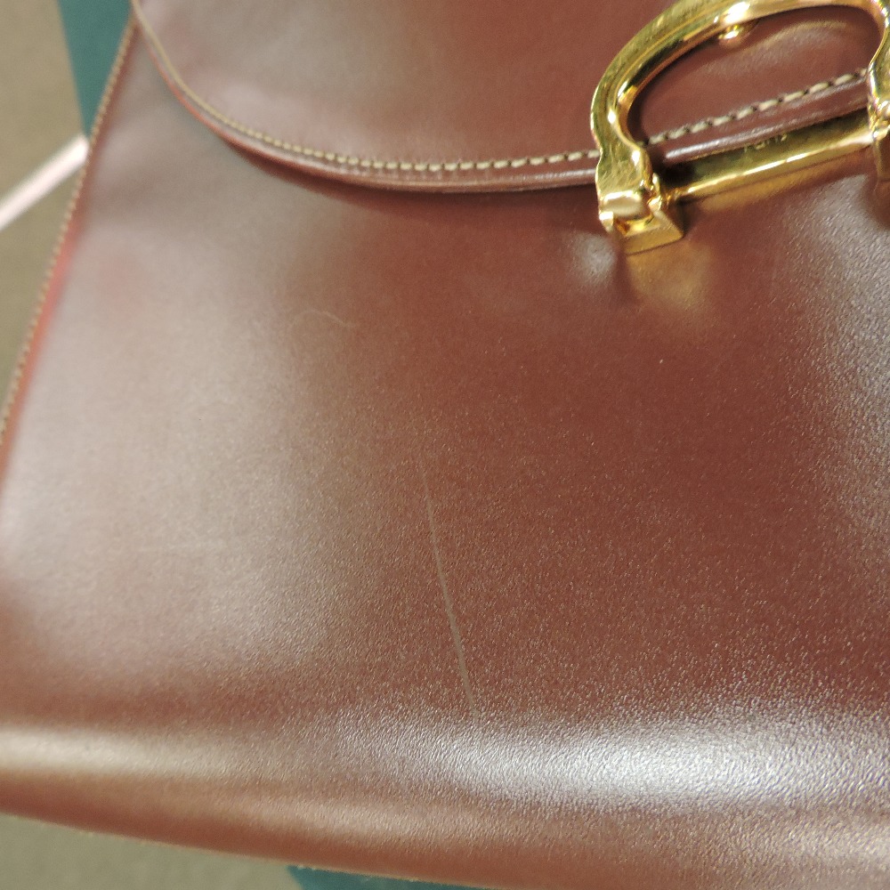 A Must de Cartier brown leather handbag, - Image 11 of 23