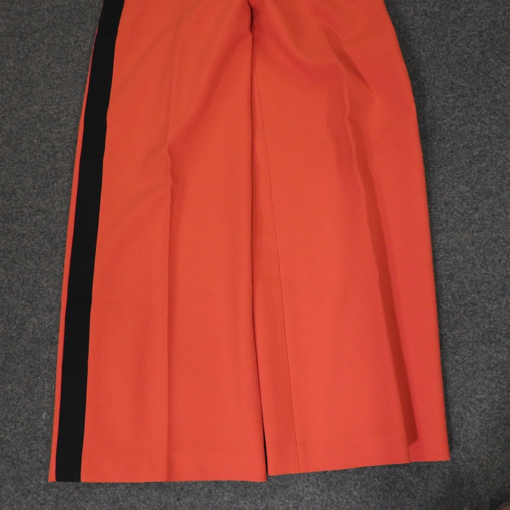 A pair of Amanda Wakeley red wide leg trousers, a pair of Amanda Wakeley green wide leg trousers, - Image 4 of 11