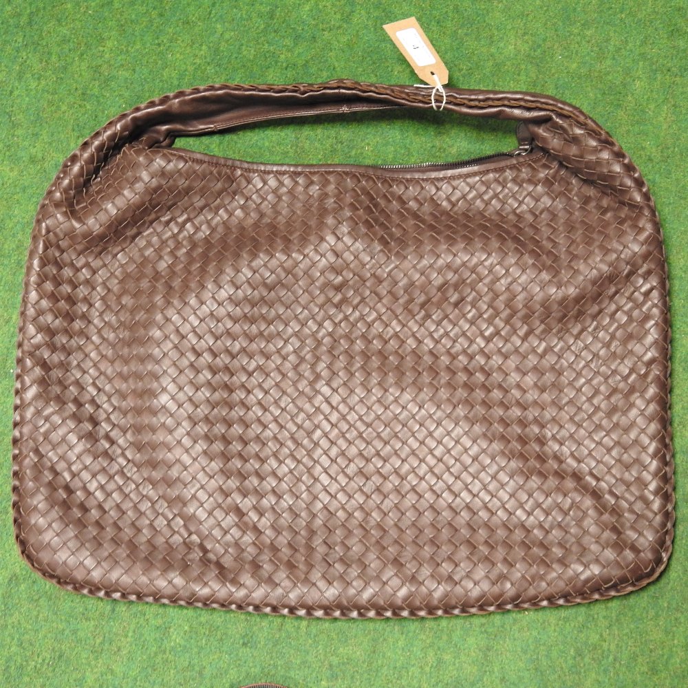 A Bottega Veneta brown woven leather tote bag, - Image 4 of 14