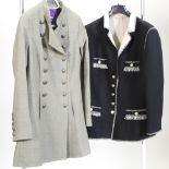 A Beaver of Bolton, William Powell tweed military style ladies coat, size 14,