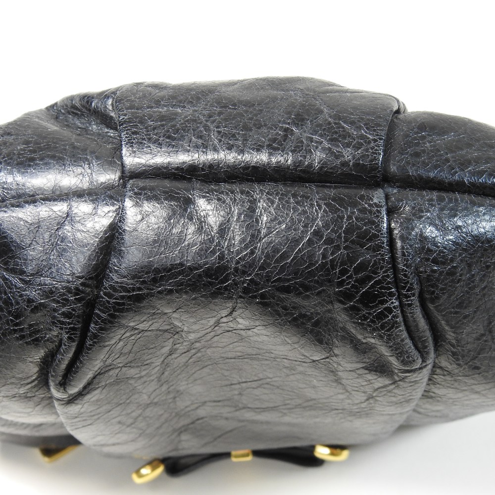 *Withdrawn* A Prada black leather clutch bag, 21cm, together with a Christian Dior cream clutch bag, - Image 12 of 34