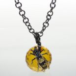 A Stephen Webster Jewels Verne collection silver and gilt pendant,