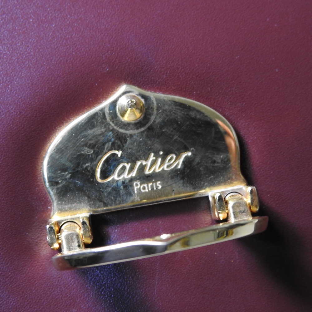 A Must de Cartier brown leather handbag, - Image 8 of 23